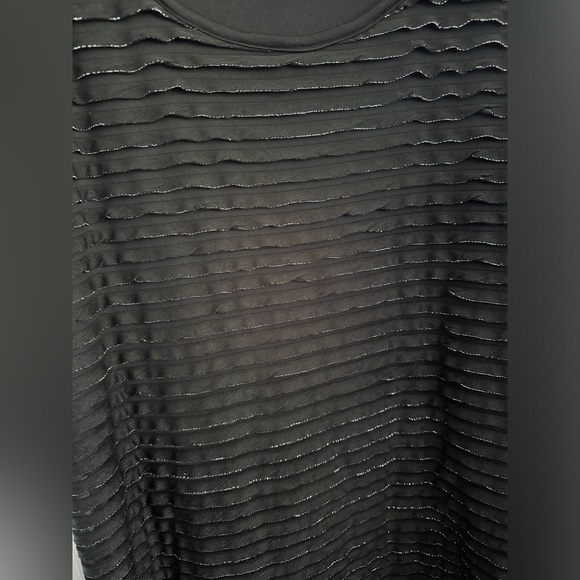 PETER NYGARD Swim coverup frilly sheath dress, beach dress sparkle ruffles L - Picture 4 of 9